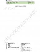 SÍLABO DE MARKETING