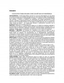 Resumen Tesis. Colecistectomia segura como método de enseñanza