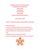 PROYECTO: CARACTERIZACIÓN DEL COMPORTAMIENTO DEL MERCADO