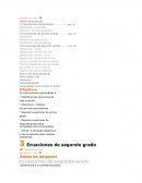 Ecuaciones cuadráticas