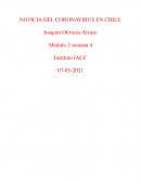 NOTICIA DEL CORONAVIRUS EN CHILE