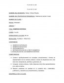 Plan de clase. NÚMEROS ENTEROS