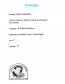 Lengua y literatura para la educación secundaria