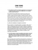 Preguntas cine foro de la película Orgullo y Prejuicio