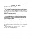 RESOLUCION CASO PRACTICO: Identificación del problema principal