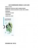 Los chimpancés miran a los ojos