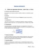 Quimica. Actividad