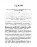 Argentina trabajo de historia