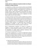 Análisis sobre los modelos de competencia dados los enfoques neoclásico y enfoque dinámico