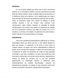 Positivismo y Postpositivismo. Página 1