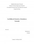 Los Delitos de Secuestro y Extorsión en Venezuela