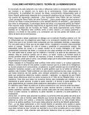 DUALISMO ANTROPOLOGICO. TEORÍA DE LA REMINISCENCIA