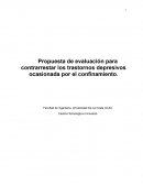 Propuesta de evaluación para contrarrestar los trastornos depresivos ocasionada por el confinamiento