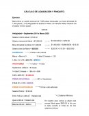 Calculo de liquidación y finiquito