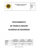 PROCEDIMIENTO DE TRABAJO SEGURO GUARDIAS DE SEGURIDAD