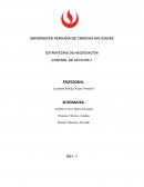 ESTRATEGIAS DE NEGOCIACIÓN . CONTROL DE LECTURA 1