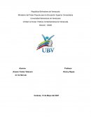 Unidad curricular: Historia Contemporánea de Venezuela