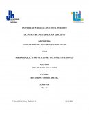 APRENDIZAJE, LA COMUNICACIÓN EN UN CONTEXTO PERSONAL