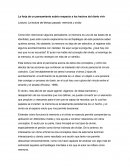 La forja de un pensamiento sobrio respecto a los hechos del diario vivir