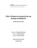 Chile: ¿Estamos en presencia de una burbuja inmobiliaria?