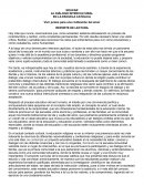 EDUCAR AL DIÁLOGO INTERCULTURAL EN LA ESCUELA CATÓLICA