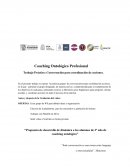 Coaching Ontológico Profesional Trabajo Práctico: Conversación para coordinación de acciones