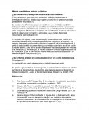 Método cuantitativo y método cualitativo