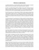 Mientras la ciudad duerme. La sala de emergencias