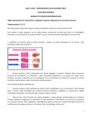 Mecanismos de contracción y relajación muscular. Regulación de la tensión muscular