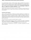 Constitucionalismo, Derechos Humanos y Derecho Constitucional