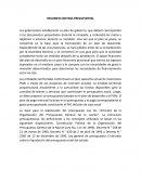 Resumen sistema presupuestal