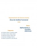 Aplicaciones a circuitos eléctricos