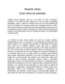 Reseña critica (Cien años de soledad)