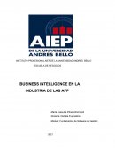 Bussiness Inteligence en las industria de la AFP