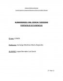 HUMANIDADES I ING. CIENCIA Y SOCIEDAD PORTAFOLIO DE EVIDENCIAS