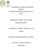 Comunicación. ENSAYO Y PREGUNTAS
