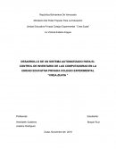DESARROLLO DE UN SISTEMA AUTOMATIZADO PARA EL CONTROL DE INVENTARIO DE LAS COMPUTADORAS EN LA UNIDAD EDUCATIVA PRIVADA COLEGIO EXPERIMENTAL “CREA-ZUATA “