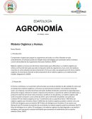 Materia Orgánica y Humus