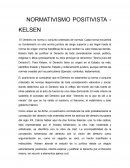 NORMATIVISMO POSITIVISTA - KELSEN