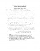 AGROINDUSTRIA DE FRUTAS Y HORTALIZAS TALLER EVALUATIVO (SEGUNDO PARCIAL)