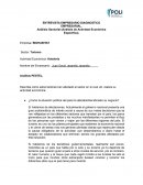 ENTREVISTA EMPRESARIO. DIAGNOSTICO EMPRESARIAL