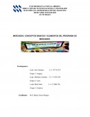 MERCADEO: CONCEPTOS BÁSICOS Y ELEMENTOS DEL PROGRAMA DE MERCADEO