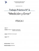 Trabajo Práctico N° 1 “Medición y Error”