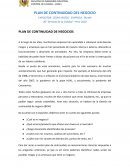 PLAN DE CONTINUIDAD DE NEGOCIOS. EMPRESA: TALMA