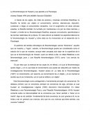 Fenomenología de Husserl y la Psicología