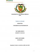 FUNDAMENTOS DE PROGRAMACIÓN