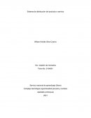 Sistema de distribucion del producto o servicio