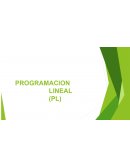 Introducción a problemas de Programación Lineal