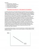 RECURSOS NATURALES Y CRECIMIENTO ECONÓMICO