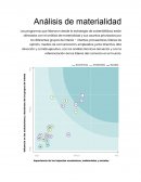 Análisis de materialidad